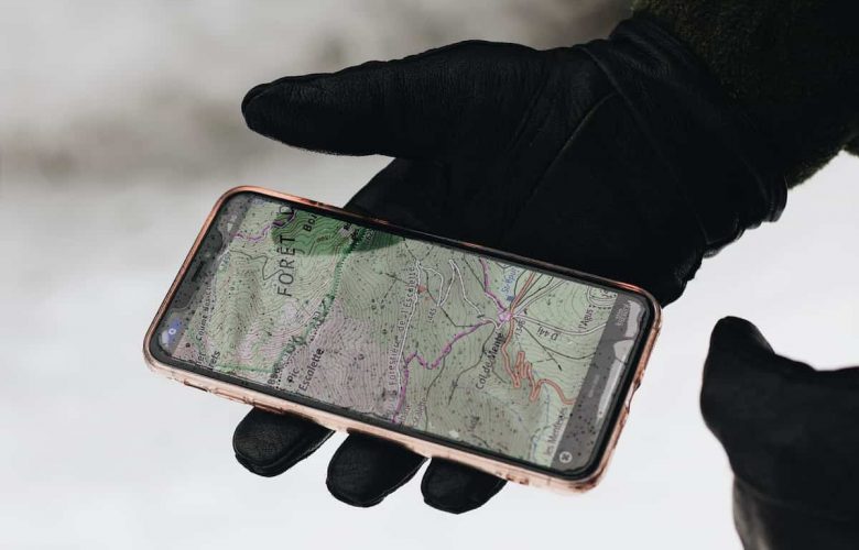 carte gps dans le telephone portable